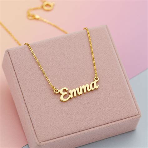 Custom Name Necklace in 925 Silver | Personalized Letter Jewellery ...