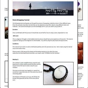 Image result for Macrame Stone Wrapping Tutorial