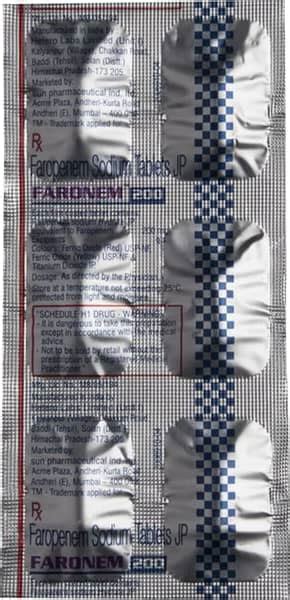 Faronem 200 Tablet: Uses, Side Effects, Price, Dosage & More Info ...