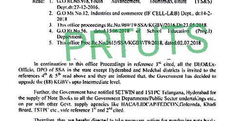 Rc.No.969 , Dated:07.08.2018_KGBV-Procurement of Note Books in KGBVs ...