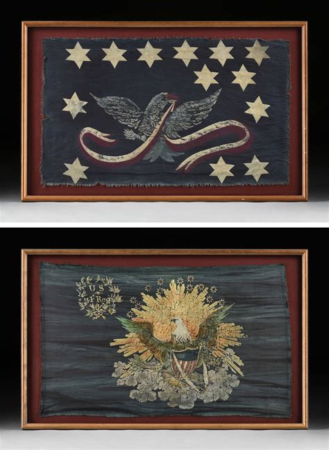 Two Commemorative American Revolution Flags Including The Whiskey ...