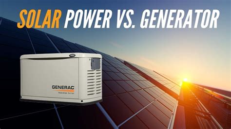 Image result for Solar Generator vs Fuel Generator