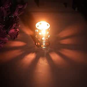 Buy Servdharm Brass Star Jali Cover Lids For Diya And Tealight (Large ...