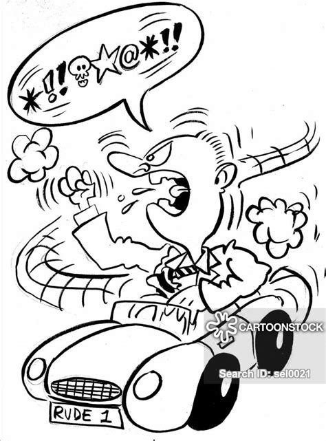 Image result for Angry Driver Cartoon
