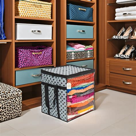 Shaping Fabric Saree Storage Bag | Premium Wardrobe Cloth Organizer Box ...