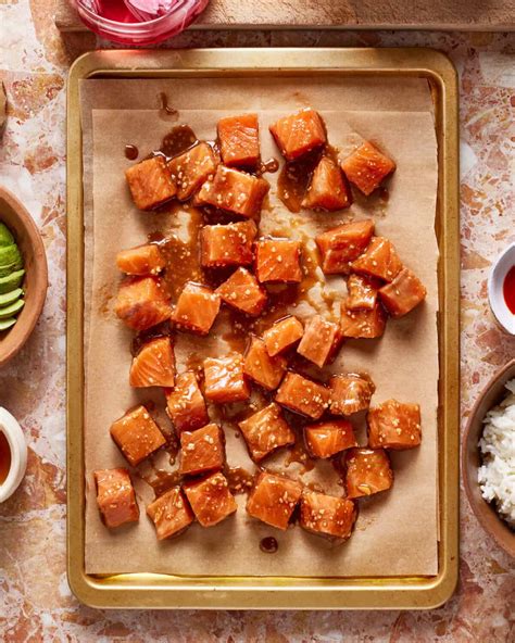 Miso Glazed Salmon Bowls - Kalejunkie