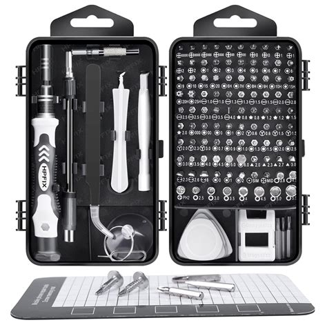 Laptop Repair Tool Kit, HPFIX 122 in 1 Precision Screwdriver Set ...