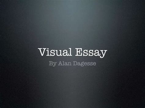 Image result for Visual Text Essay Examples