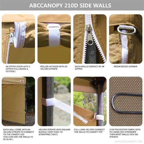 Buy ABCCANOPY Tents Canopy Tent 10 x 10 Pop Up Canopies Commercial ...