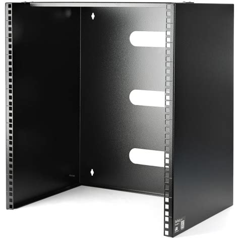 WALLMNT12 StarTech.com | StarTech.com Black 12U Steel Server Rack ...