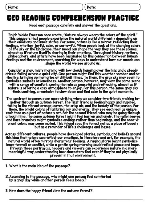 Ged Practice Reading Passages GED Test Guide All You Need To Know