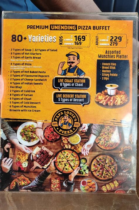 Menu at Papa Louie's Pizza Odhav, Ahmedabad