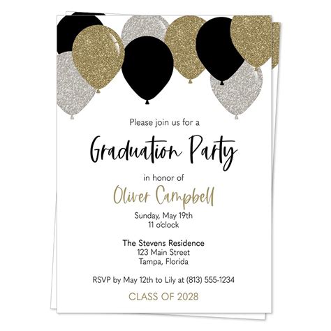 Image result for Examples of Graduation Invitation Cards