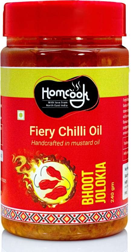Homcook Bhut Jolokia Ghost Pepper Naga King chilli Pickle |CHILI OIL ...