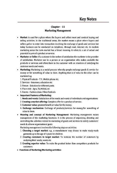 Marketing Class 12 Notes 的图像结果