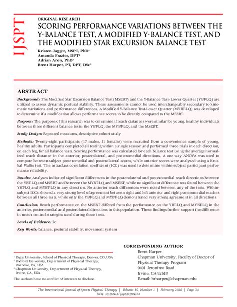 Image result for Y Balance Excursion Test