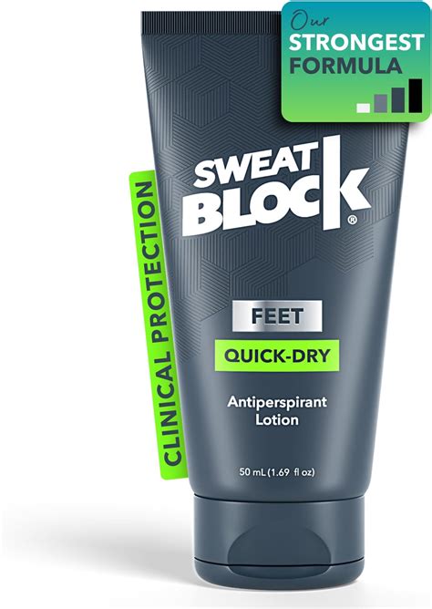 Amazon.com : SweatBlock Antiperspirant Foot Lotion for Men & Women ...
