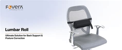 FOVERA Lumbar Support Roll for Back Pain Relief - Versatile Cushion for ...