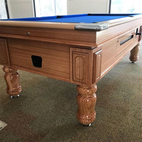 NPC 7ft Tasmanian Oak Coin Operated Pub Pool Snooker Billiard Table