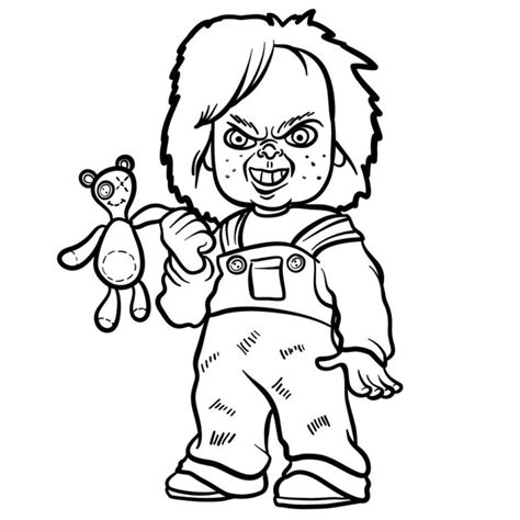 Chucky Coloring Pages