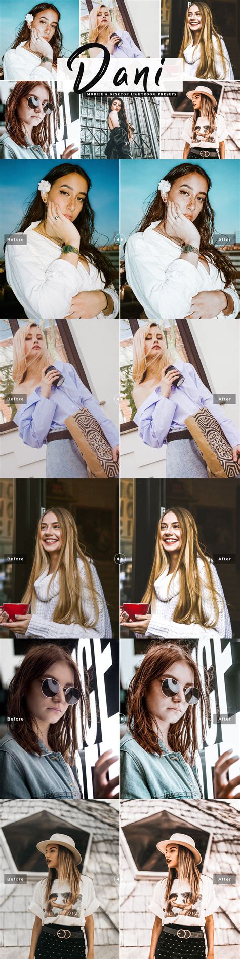 Dani Lightroom Presets Pack by Creativetacos on @creativemarket ...