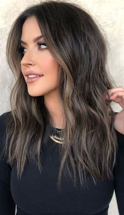 brunette balayage hair