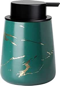 FabSeasons Foam Dispenser with Pump, Italian Marble Pattern Ceramic ...