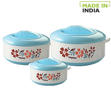 Buy Nayasa Chef Insulated Casserole For Roti/Chapati - Blue Online at ...