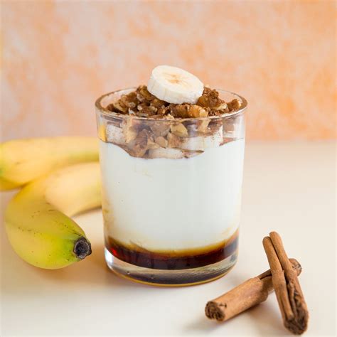 Vegan Yogurt with Banana & Walnuts | Just Gimme Fries