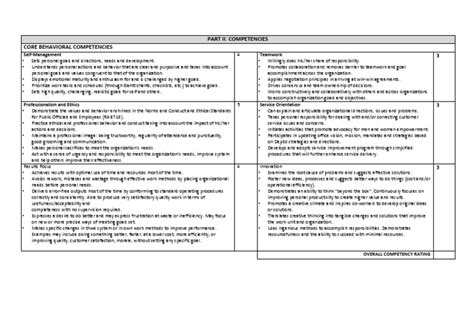 Image result for Behavior Competency