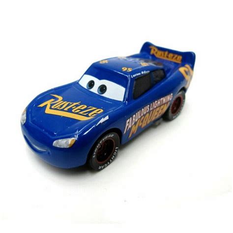 Mattel Disney Pixar Cars NO.95 Blue Lightning India | Ubuy