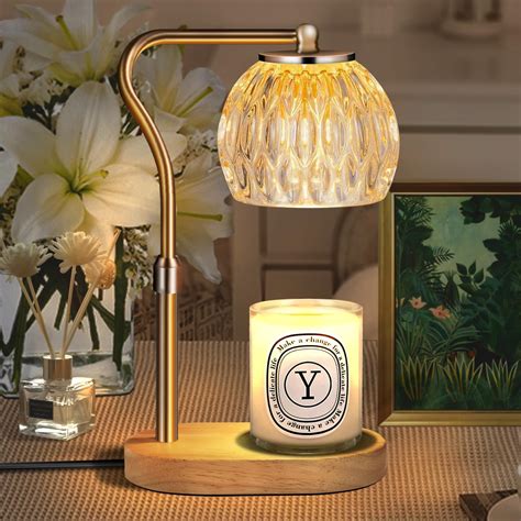 Amazon.com: Electric Candle Warmer Lamp with Timer: Dimmable Top Candle ...