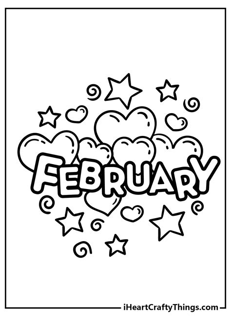 Coloring Pages For February