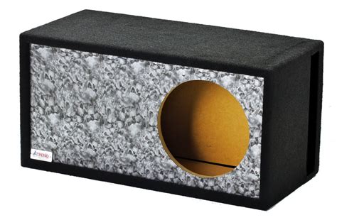 Atrend GFX Series 12LSVBB-Reaper Black Skull Pattern Single Vented SPL ...