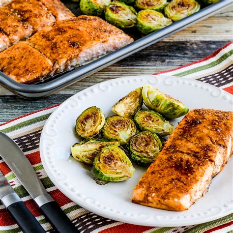 Roasted Brussels Sprouts and Salmon Sheet Pan Meal (Video) – Kalyn's ...