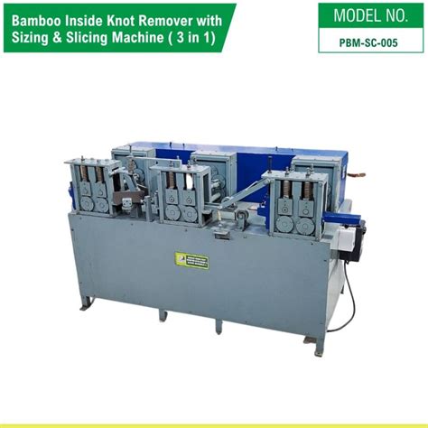 Bamboo Skin Removing With Inside Knot Removing With Sizing Machine ...