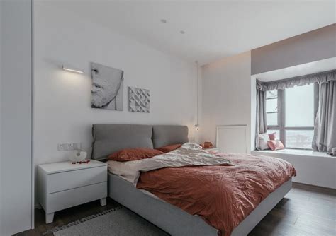 99平米家居卧室灰色装修效果图片_别墅设计图