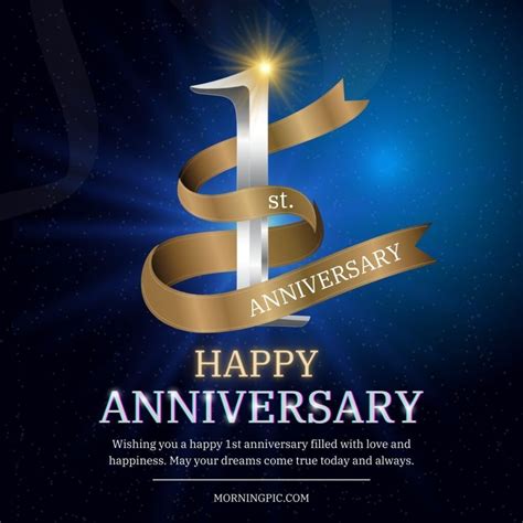 1st Anniversary Wishes: The Beginning of a Beautiful Love Story