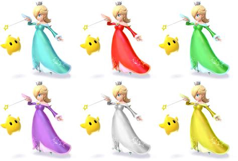 Rosalina SSB4 Recolors by shadowgarion on DeviantArt