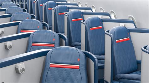 Airbus A330-300 Delta One Business Class Seats Side 3D Model $79 - .max ...