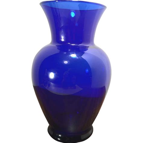 Old Blue Glass Vases