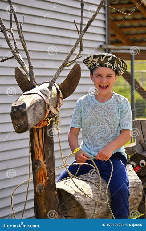 坐在木鹿上的小男孩 库存照片. 图片 包括有 纵向, 孩子, 开会, 少许, 子项, 童年, 雕塑, 晴朗 - 193636966