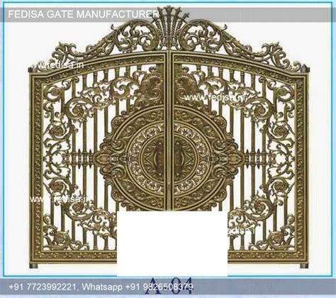 Compound Gate House Gates And Fences Designs Low Cost Simple Main Gate ...