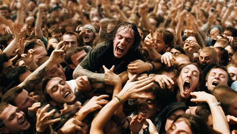 Premium Photo | Crowd going crazy at a rock or heavy metal concert A ...