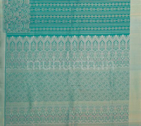 Rama Green Pure Kanjivaram Silk Saree – Muhurth