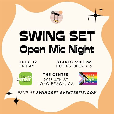 Swing Set Open Mic Night | Visit Gay Long Beach