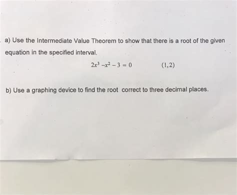 Image result for Finding Roots Using Intermediate Value Theorem and Dissection