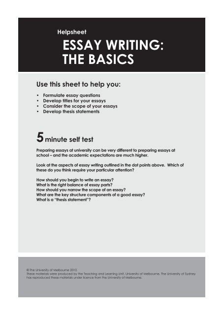 Essay-Writing Basics 的图像结果