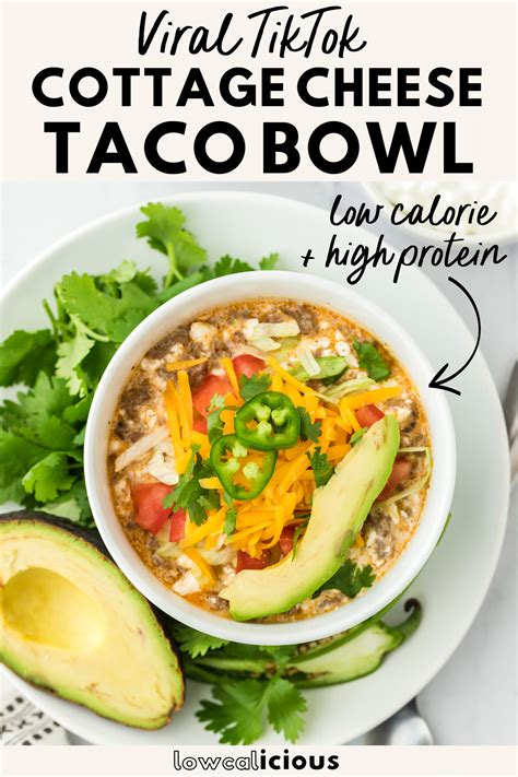 Cottage Cheese Taco Bowl Recipe