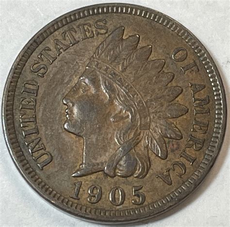 HIGH GRADE 1905 Indian Head Cent w/Full LIBERTY | Property Room